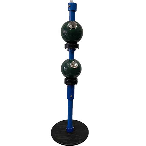 pole with plastic ball and seat