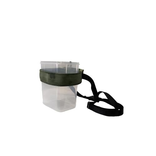 container with belt